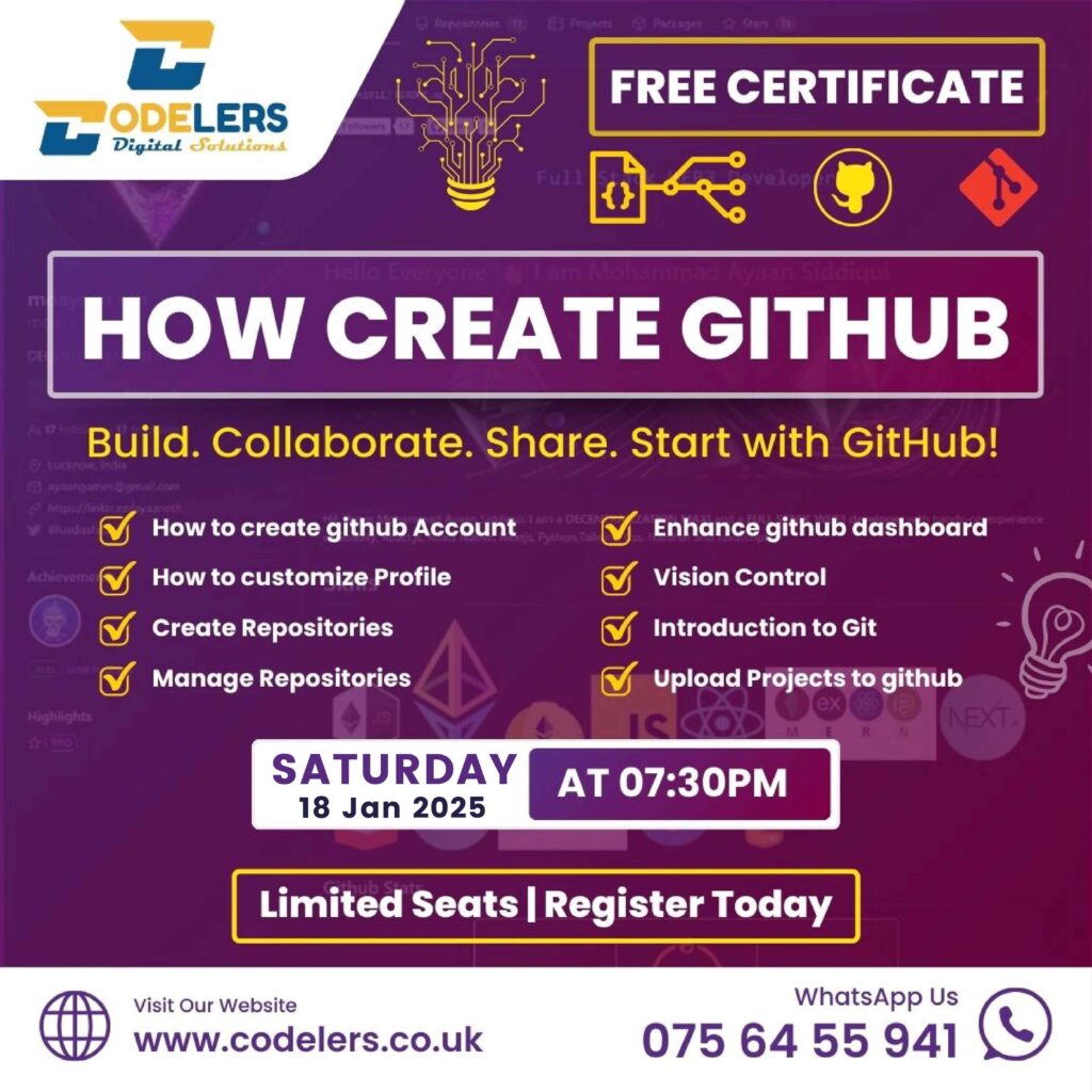 Free Github Workshop 