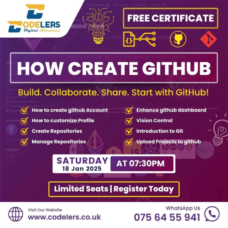 Free Github Workshop 